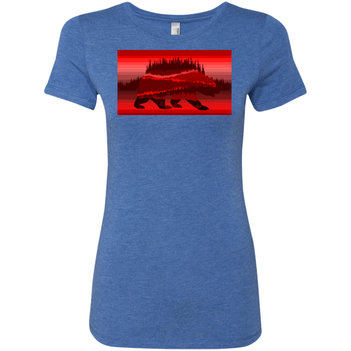 T-Shirts Vintage Royal / S Forest Bear Women's Triblend T-Shirt