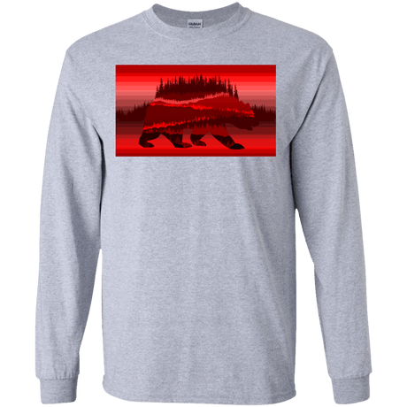 T-Shirts Sport Grey / YS Forest Bear Youth Long Sleeve T-Shirt