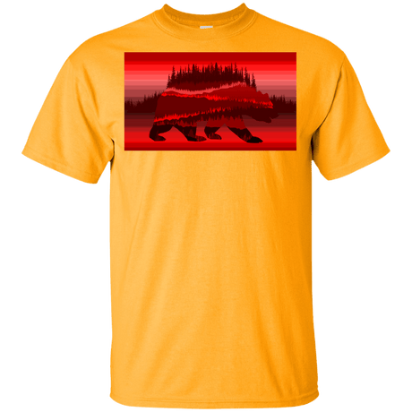 T-Shirts Gold / YXS Forest Bear Youth T-Shirt