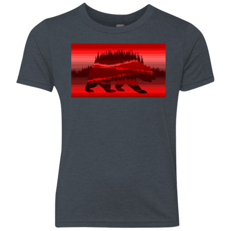 T-Shirts Vintage Navy / YXS Forest Bear Youth Triblend T-Shirt
