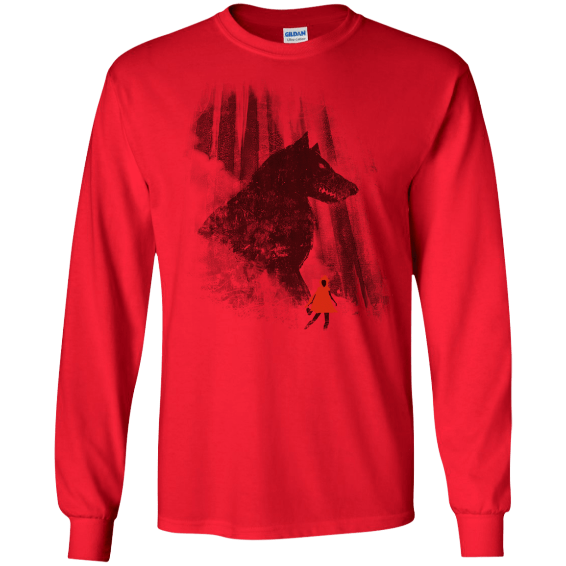 T-Shirts Red / S Forest Friendly Men's Long Sleeve T-Shirt