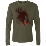 T-Shirts Military Green / S Forest Friendly Men's Premium Long Sleeve