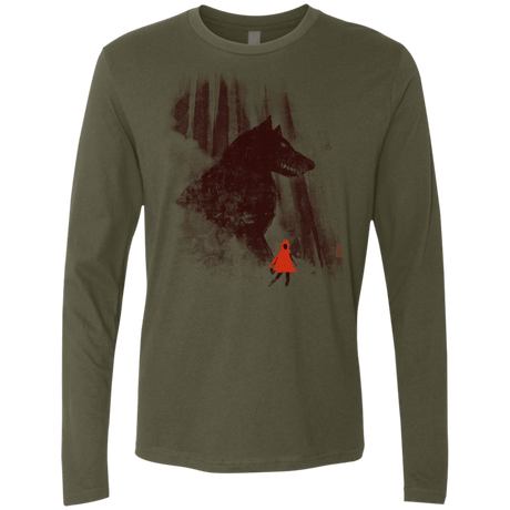 T-Shirts Military Green / S Forest Friendly Men's Premium Long Sleeve
