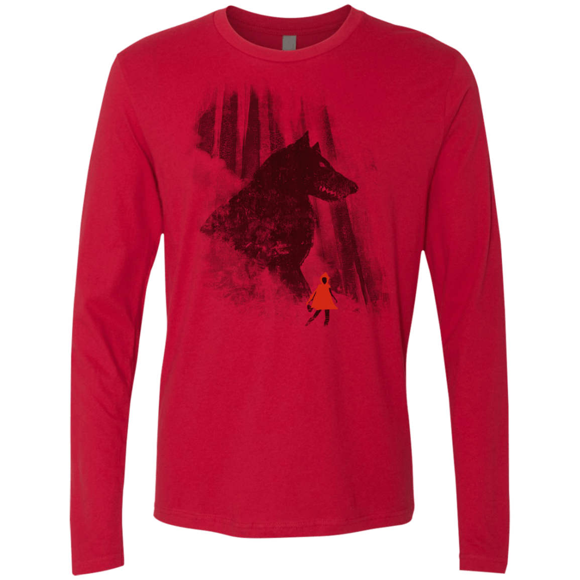 T-Shirts Red / S Forest Friendly Men's Premium Long Sleeve