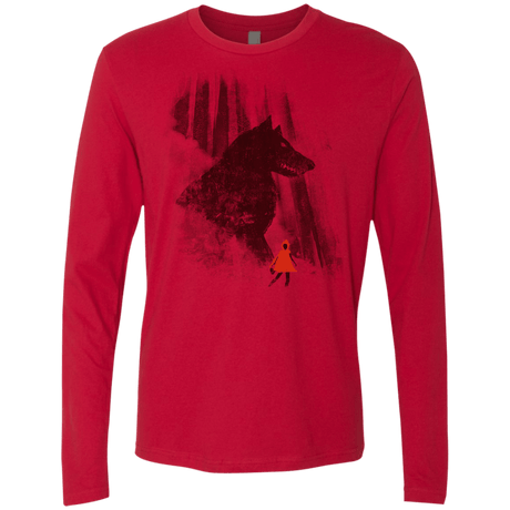 T-Shirts Red / S Forest Friendly Men's Premium Long Sleeve