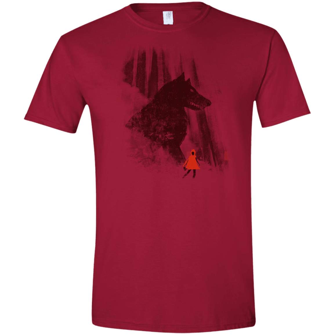 T-Shirts Cardinal Red / S Forest Friendly Men's Semi-Fitted Softstyle