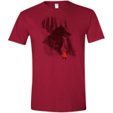T-Shirts Cardinal Red / S Forest Friendly Men's Semi-Fitted Softstyle
