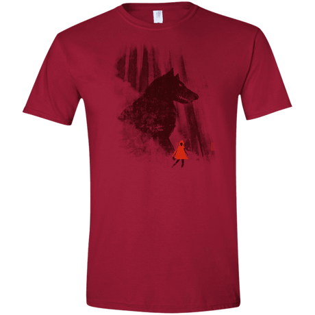 T-Shirts Cardinal Red / S Forest Friendly Men's Semi-Fitted Softstyle