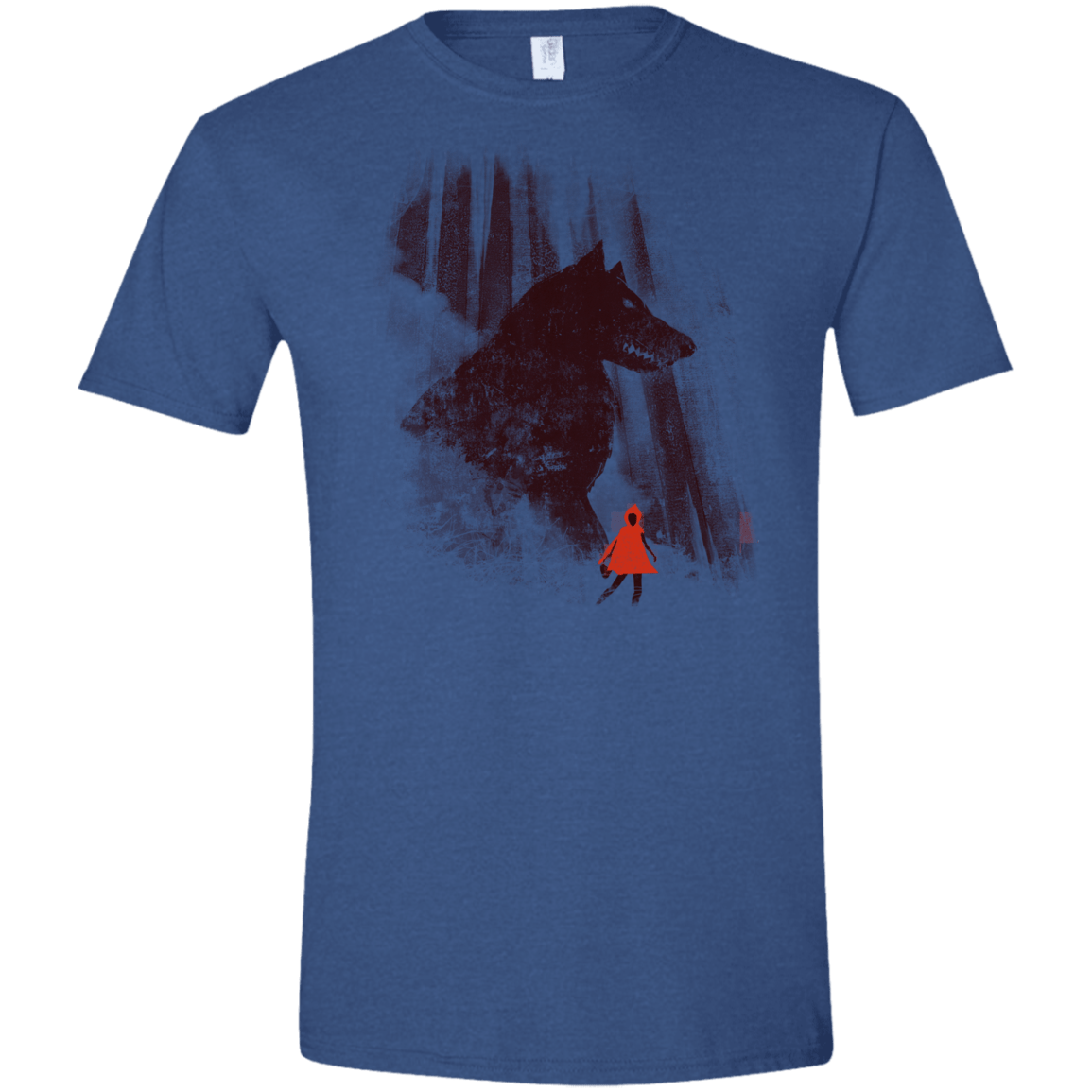 T-Shirts Heather Royal / X-Small Forest Friendly Men's Semi-Fitted Softstyle