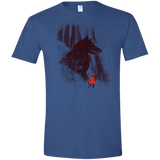 T-Shirts Heather Royal / X-Small Forest Friendly Men's Semi-Fitted Softstyle