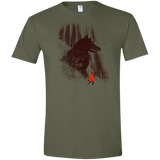 T-Shirts Military Green / S Forest Friendly Men's Semi-Fitted Softstyle