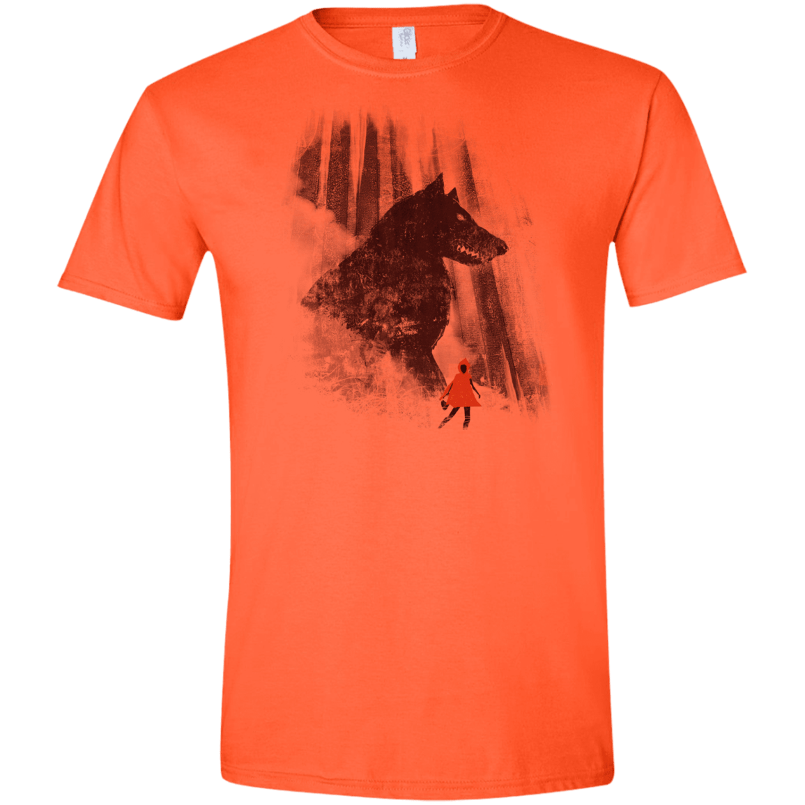 T-Shirts Orange / S Forest Friendly Men's Semi-Fitted Softstyle