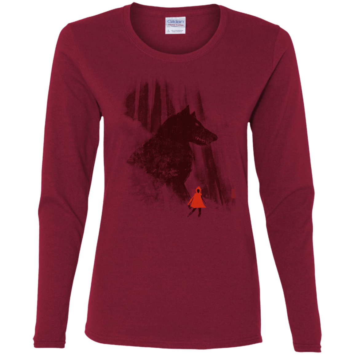 T-Shirts Cardinal / S Forest Friendly Women's Long Sleeve T-Shirt
