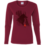 T-Shirts Cardinal / S Forest Friendly Women's Long Sleeve T-Shirt