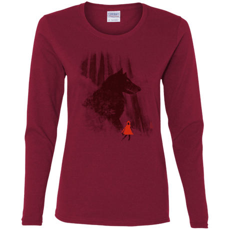 T-Shirts Cardinal / S Forest Friendly Women's Long Sleeve T-Shirt