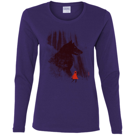 T-Shirts Purple / S Forest Friendly Women's Long Sleeve T-Shirt