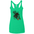 T-Shirts Envy / X-Small Forest Friendly Women's Triblend Racerback Tank