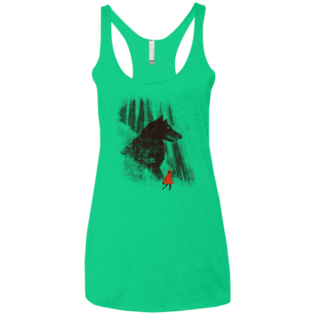 T-Shirts Envy / X-Small Forest Friendly Women's Triblend Racerback Tank
