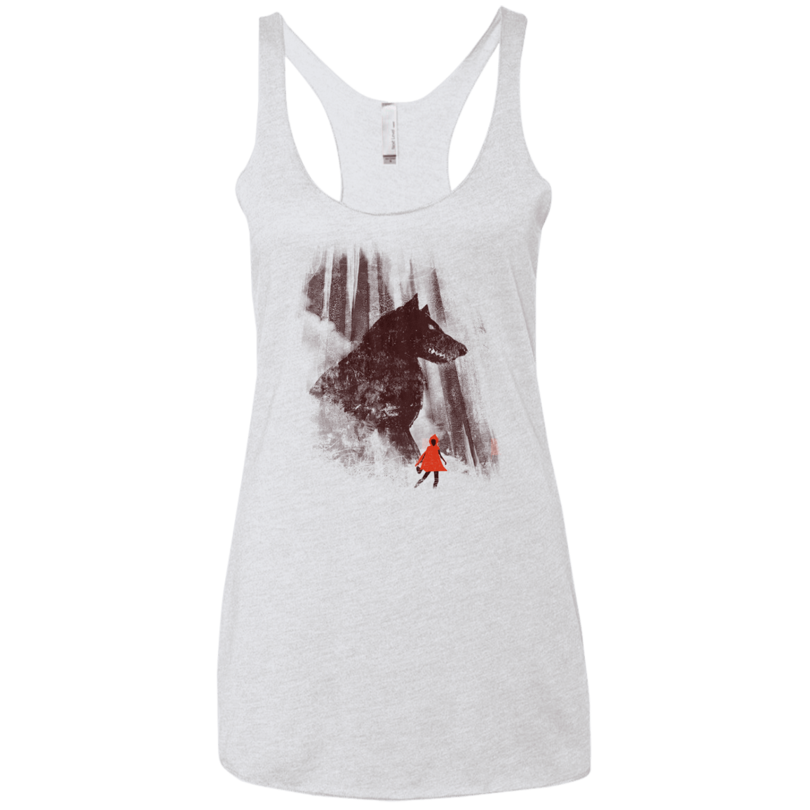 T-Shirts Heather White / X-Small Forest Friendly Women's Triblend Racerback Tank
