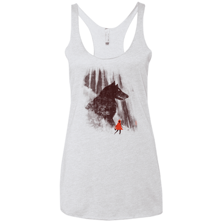 T-Shirts Heather White / X-Small Forest Friendly Women's Triblend Racerback Tank