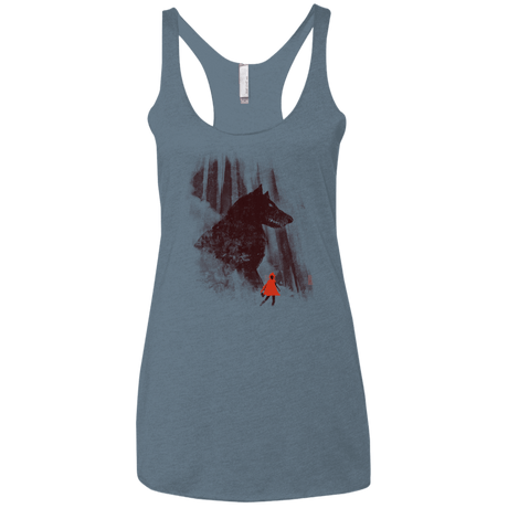 T-Shirts Indigo / X-Small Forest Friendly Women's Triblend Racerback Tank
