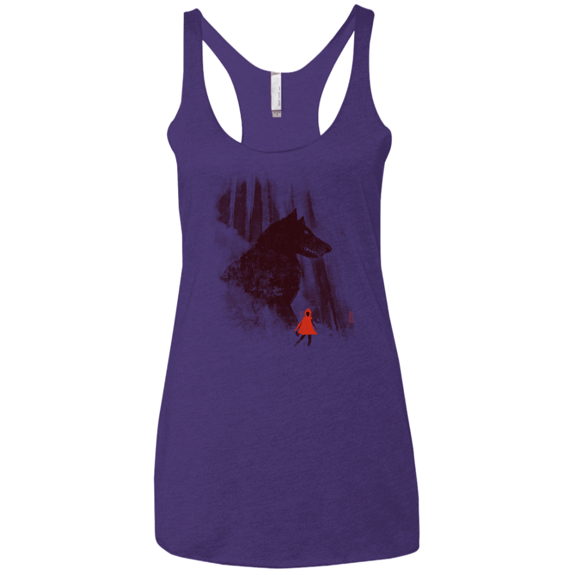 T-Shirts Purple Rush / X-Small Forest Friendly Women's Triblend Racerback Tank