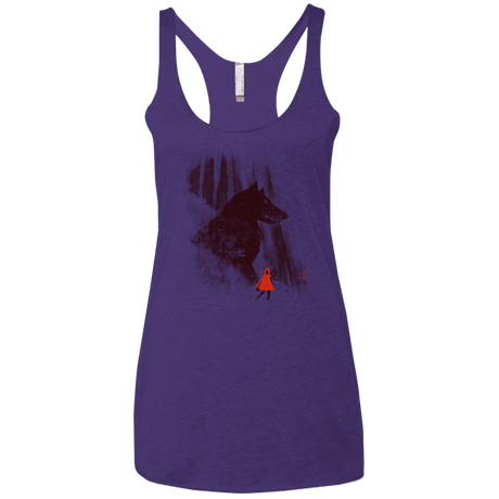 T-Shirts Purple Rush / X-Small Forest Friendly Women's Triblend Racerback Tank