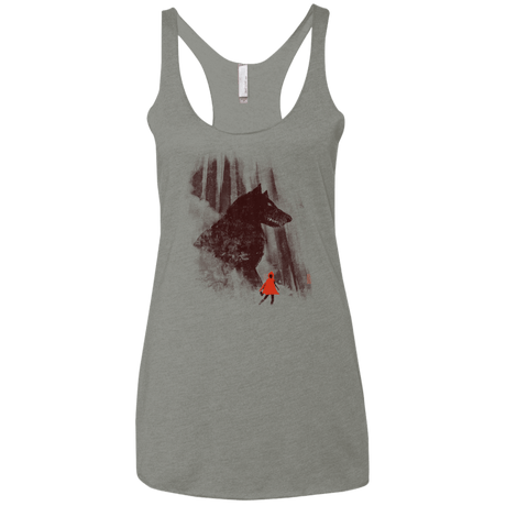 T-Shirts Venetian Grey / X-Small Forest Friendly Women's Triblend Racerback Tank