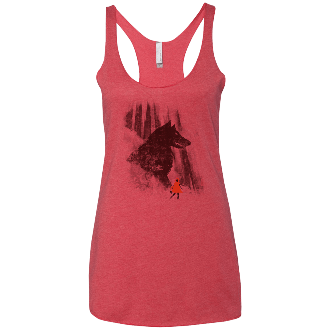 T-Shirts Vintage Red / X-Small Forest Friendly Women's Triblend Racerback Tank