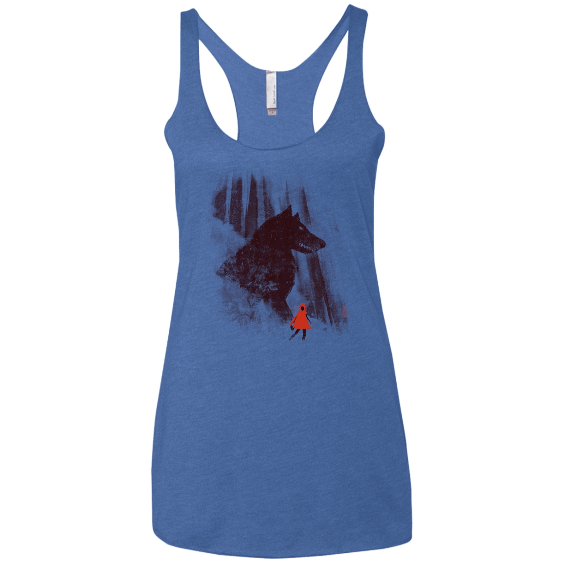 T-Shirts Vintage Royal / X-Small Forest Friendly Women's Triblend Racerback Tank