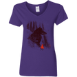 T-Shirts Purple / S Forest Friendly Women's V-Neck T-Shirt