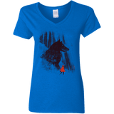 T-Shirts Royal / S Forest Friendly Women's V-Neck T-Shirt