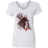 T-Shirts White / S Forest Friendly Women's V-Neck T-Shirt