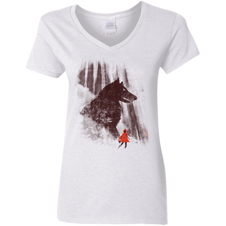 T-Shirts White / S Forest Friendly Women's V-Neck T-Shirt