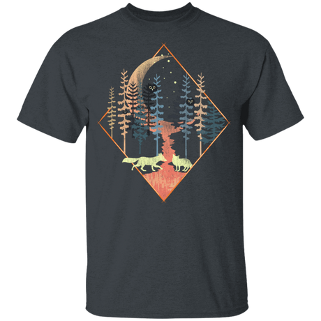 T-Shirts Dark Heather / YXS Forest Friends Youth T-Shirt