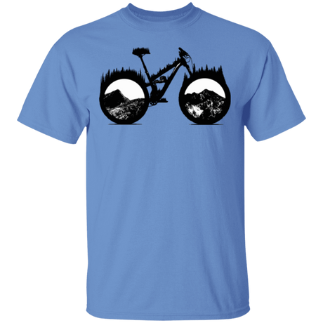 T-Shirts Carolina Blue / S Forest is Home Mountain Bike T-Shirt