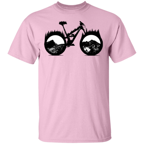 T-Shirts Light Pink / S Forest is Home Mountain Bike T-Shirt