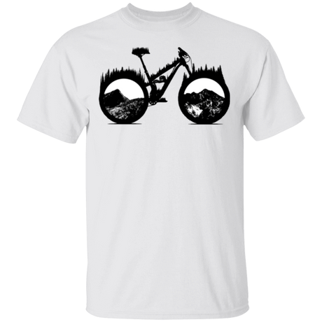 T-Shirts White / S Forest is Home Mountain Bike T-Shirt