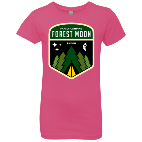 T-Shirts Hot Pink / YXS Forest Moon Girls Premium T-Shirt