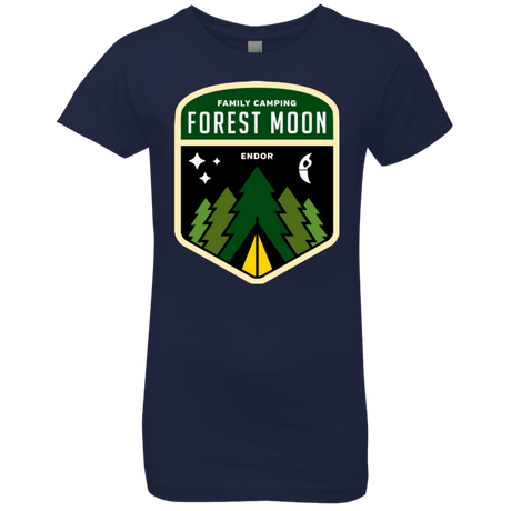 T-Shirts Midnight Navy / YXS Forest Moon Girls Premium T-Shirt