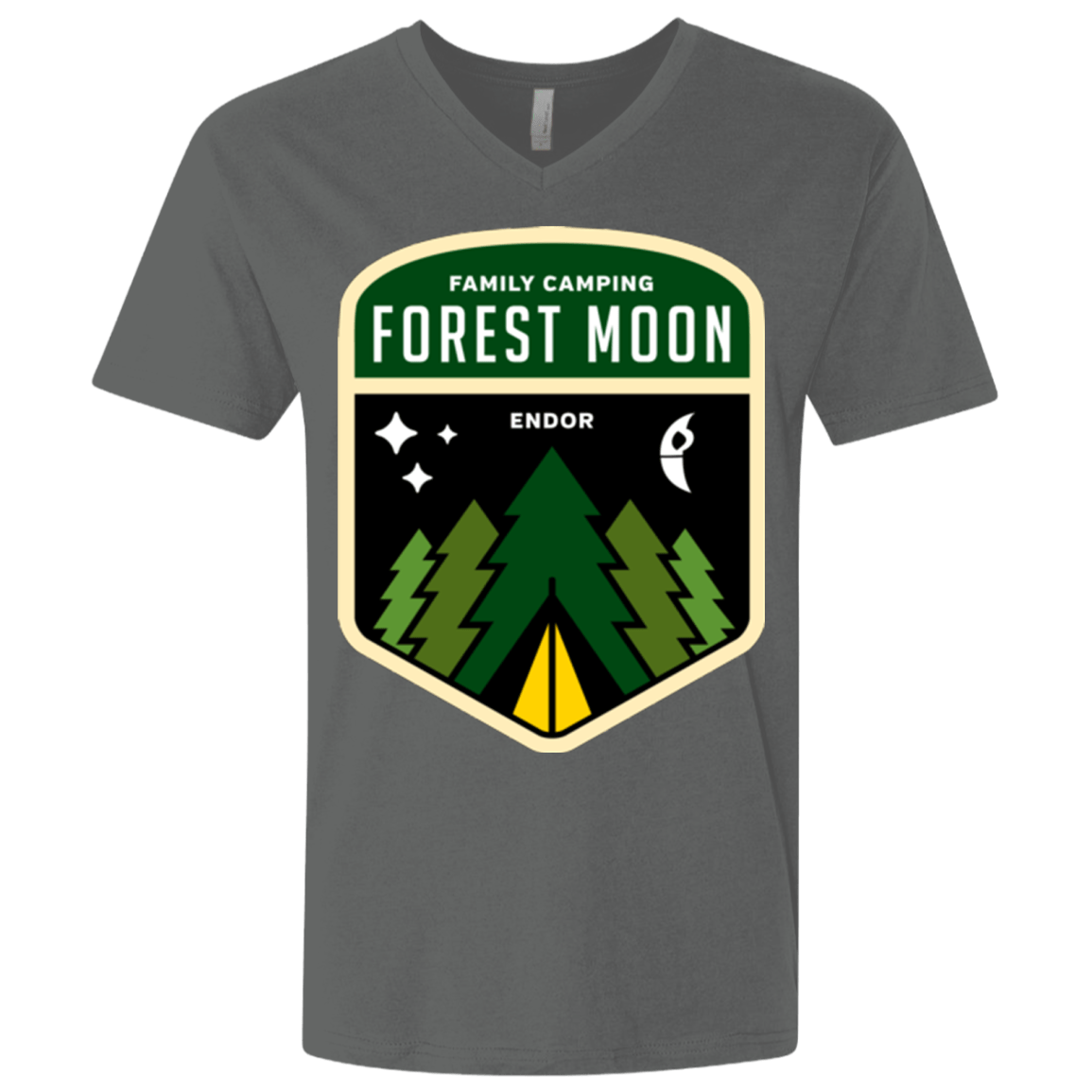 T-Shirts Heavy Metal / X-Small Forest Moon Men's Premium V-Neck