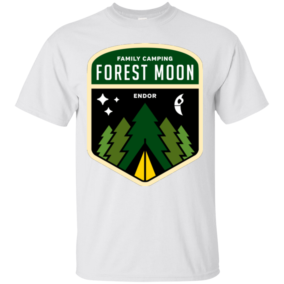 T-Shirts White / Small Forest Moon T-Shirt