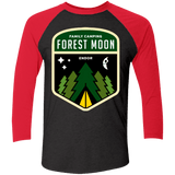 T-Shirts Vintage Black/Vintage Red / X-Small Forest Moon Triblend 3/4 Sleeve