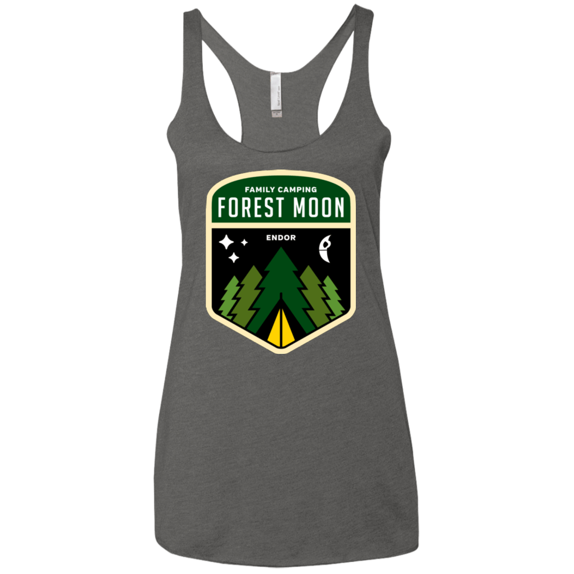 T-Shirts Premium Heather / X-Small Forest Moon Women's Triblend Racerback Tank