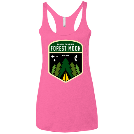 T-Shirts Vintage Pink / X-Small Forest Moon Women's Triblend Racerback Tank
