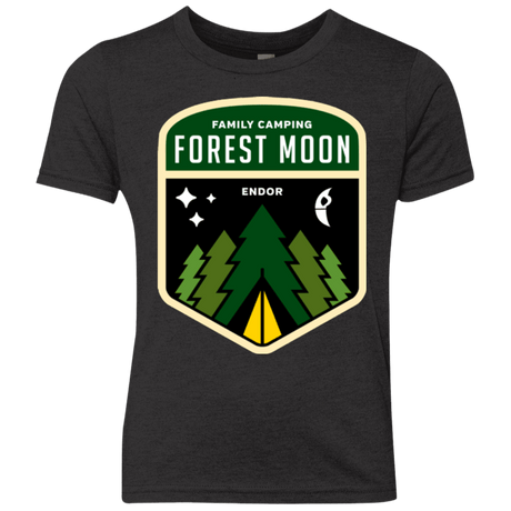 T-Shirts Vintage Black / YXS Forest Moon Youth Triblend T-Shirt