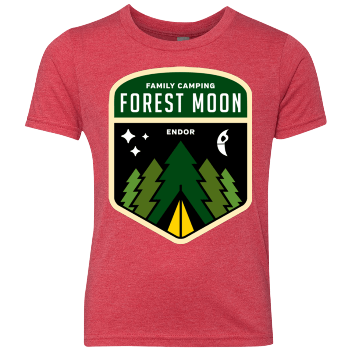 T-Shirts Vintage Red / YXS Forest Moon Youth Triblend T-Shirt