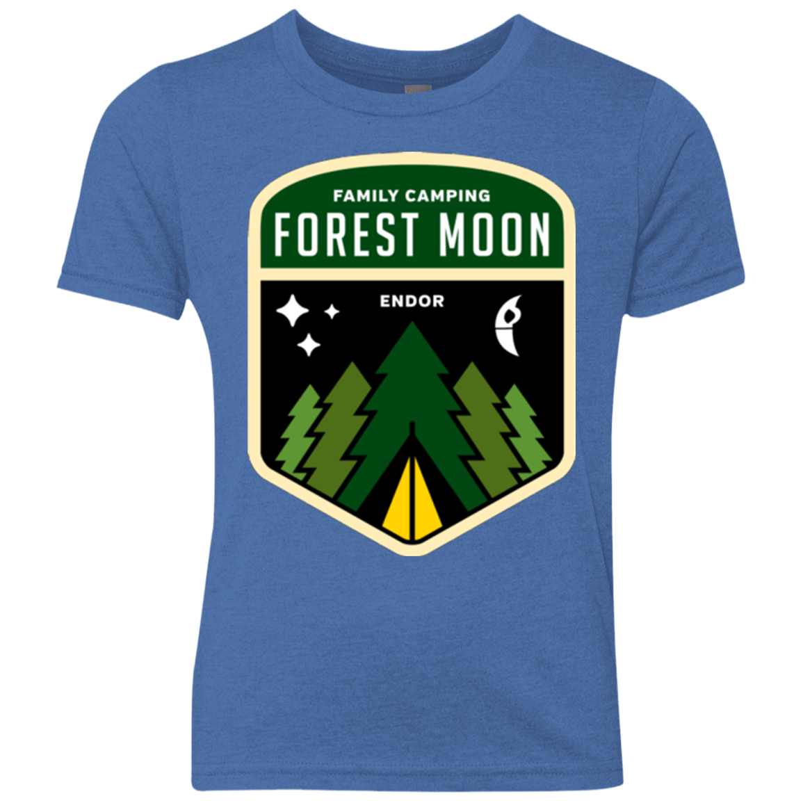 T-Shirts Vintage Royal / YXS Forest Moon Youth Triblend T-Shirt