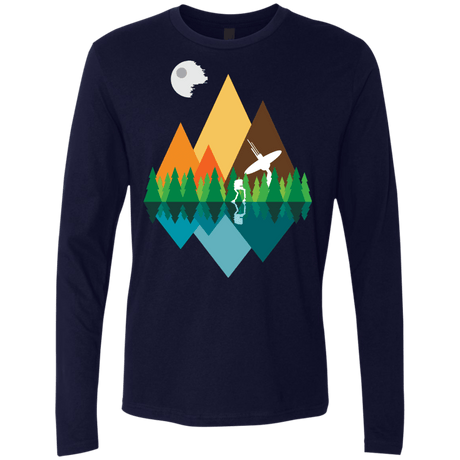 T-Shirts Midnight Navy / Small Forest View Men's Premium Long Sleeve