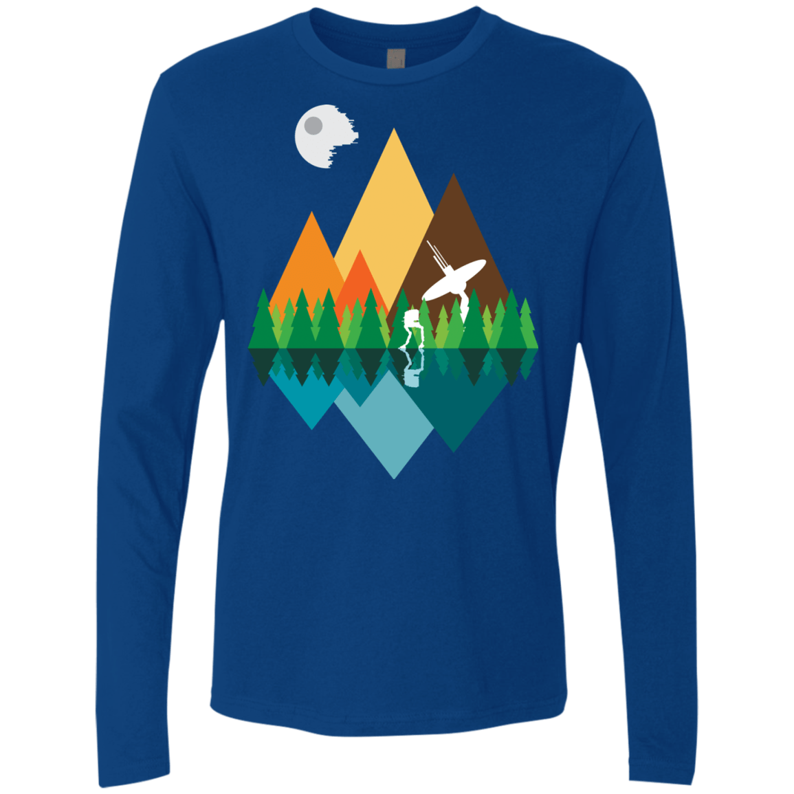 T-Shirts Royal / Small Forest View Men's Premium Long Sleeve